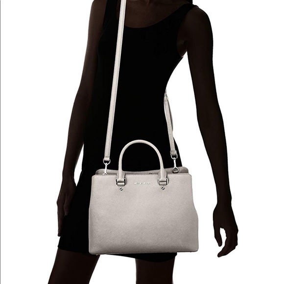 Michael Michael Kors Savannah gray Large Satchel - Picture 6 of 7